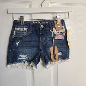 Hippie Girl Jean Shorts | 6X